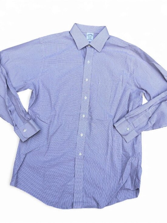 Brooks Brothers Other - BROOKS BROTHERS Button Down Dress Shirt Men's 16.5-35 Purple Supima Cotton